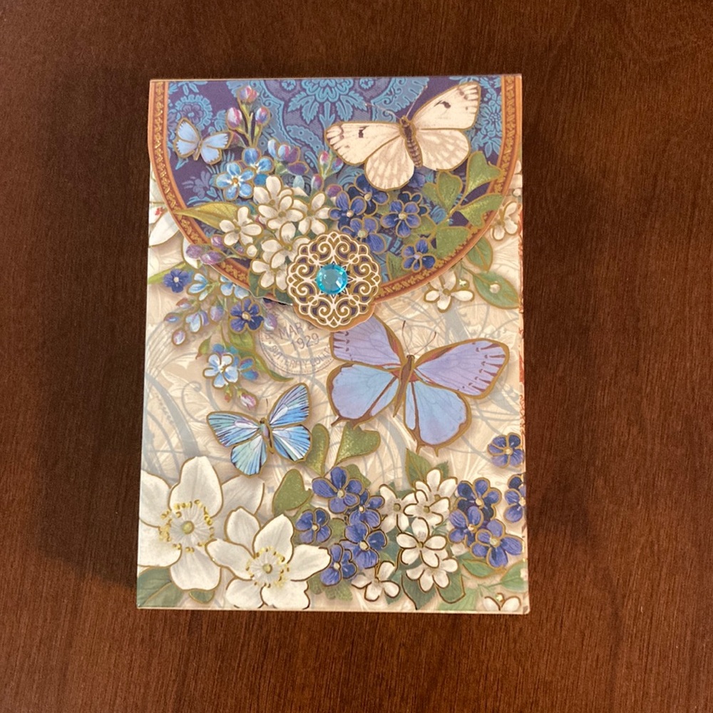 Punch Studio Butterfly Keepsake Pouch